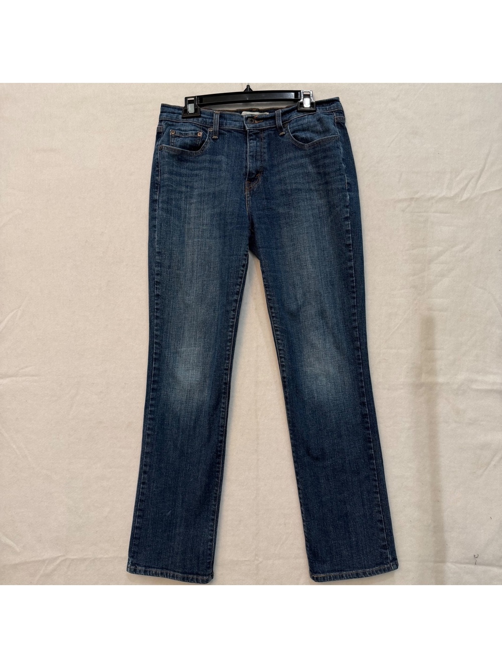 Levi's 505 Women's Size 10 Straight Leg Jeans Medium Blue Denim Stretch 32x31